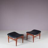 Finn juhl ottoman for france & son, denmark 1950