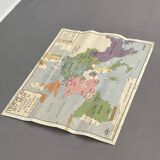 Old double-sided school map, Rossignol edition