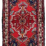 Tapis Hamadan vintage fait main en laine – 100 x 149 cm - 1C1041