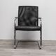 Trendoffice sled chair Black with armrests