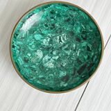 Malachite bowl for fruits or centrepiece.