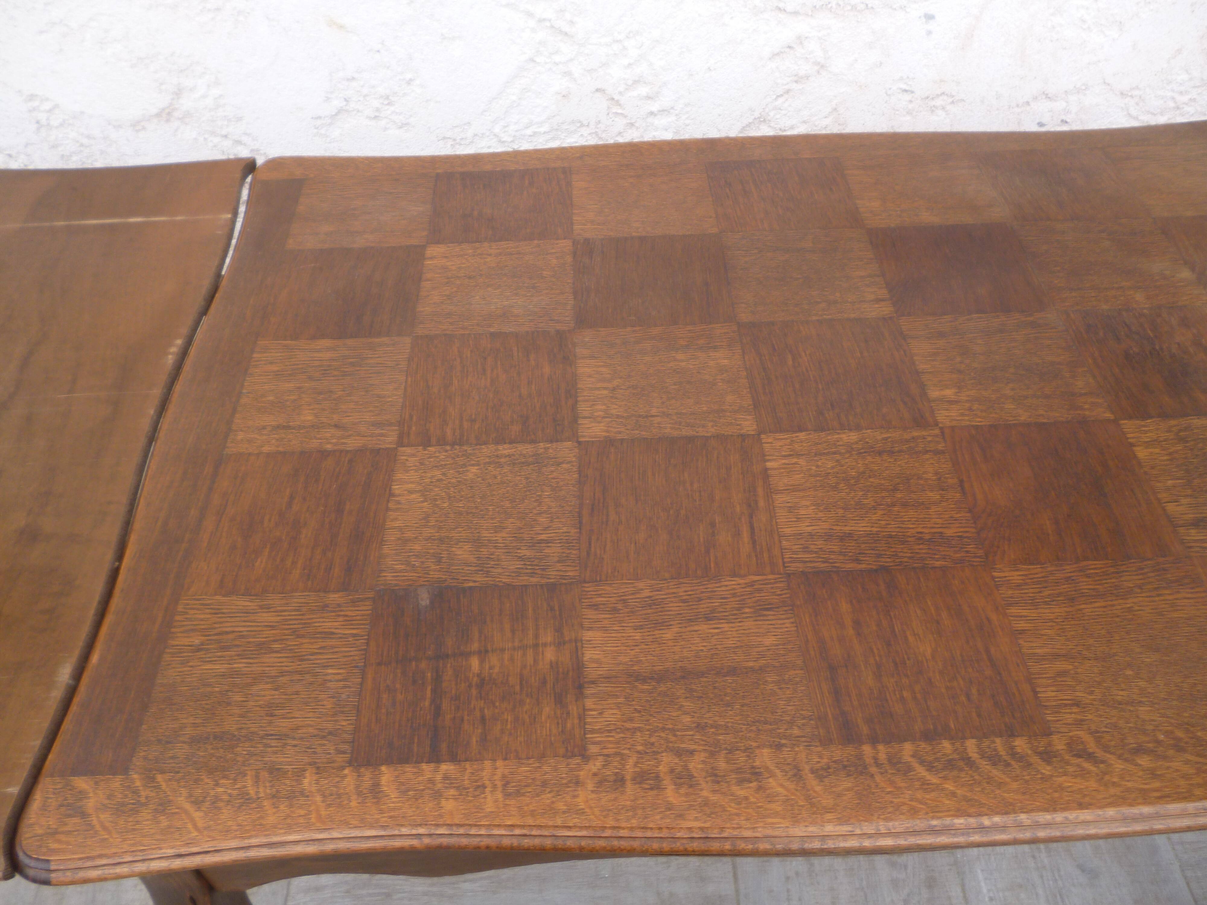 Table ancienne chêne avec rallonges