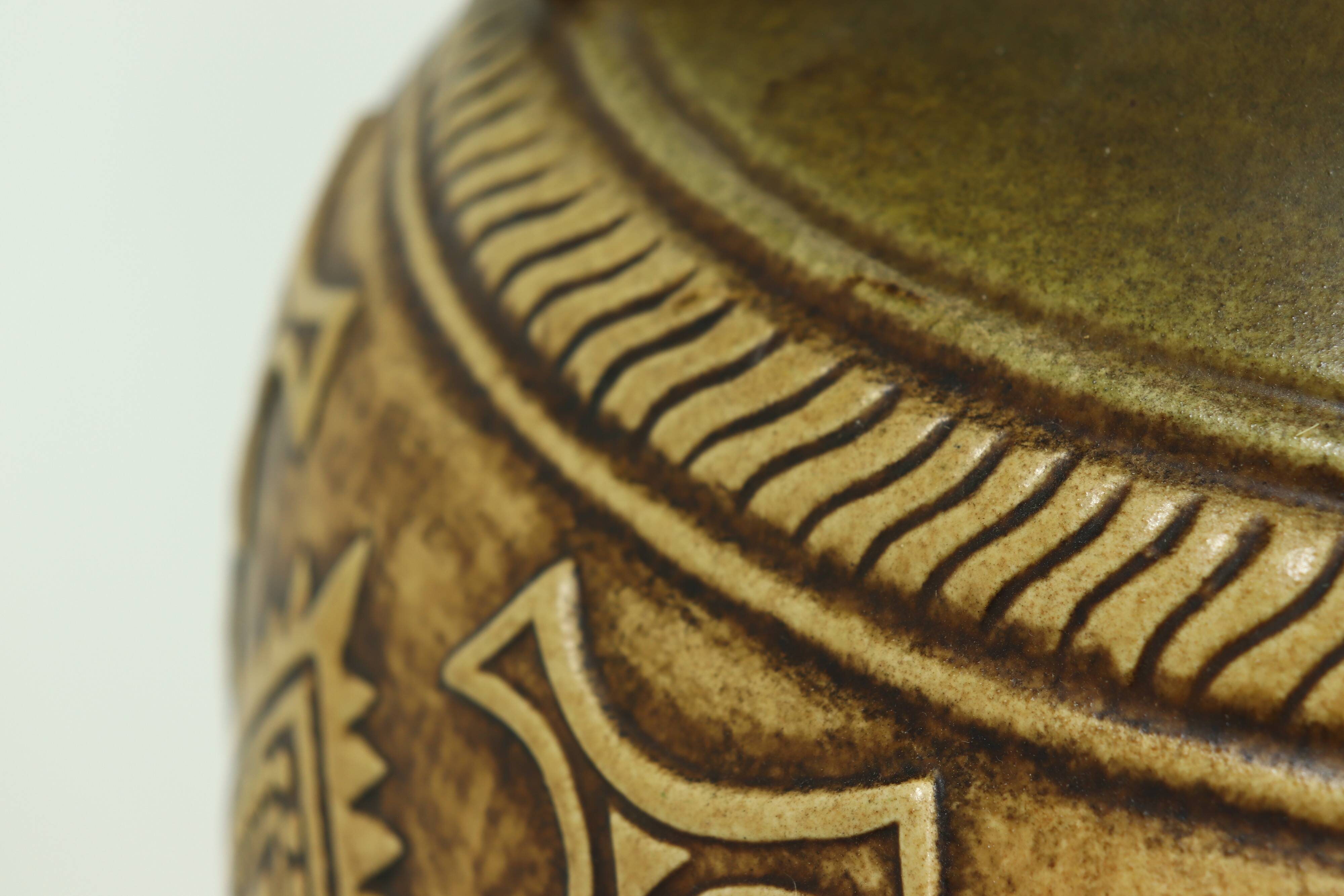 XL Jasba Vase in Earth Tones 1960s