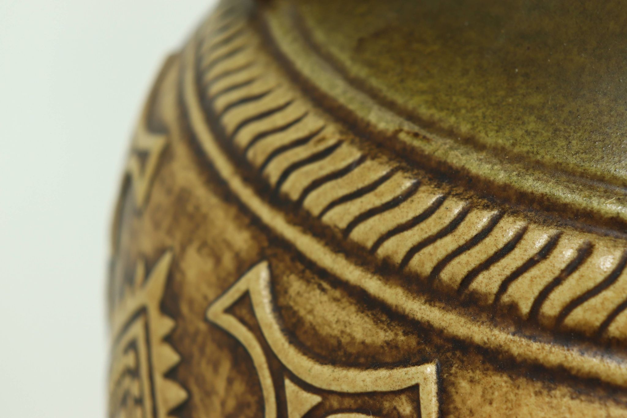 XL Jasba Vase in Earth Tones 1960s