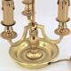 golden massive bronze bouillotte lamp