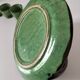 Plateau and its 4 ceramic workshop bowls - green Geneva