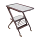Serving rolling trolley, wood service, 50's