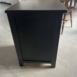 Black bedside table