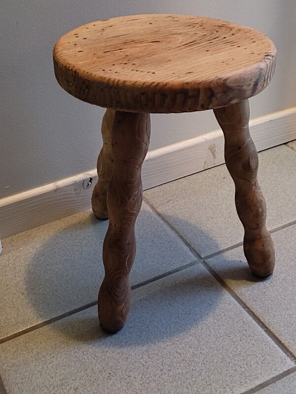 Solid wood stool legs tripod Aero-gummed