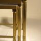 Brass and glass nesting tables