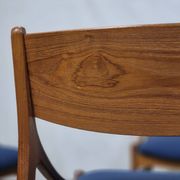 Vintage Danish dining chairs from the 1960s by Vestervig Eriksen.