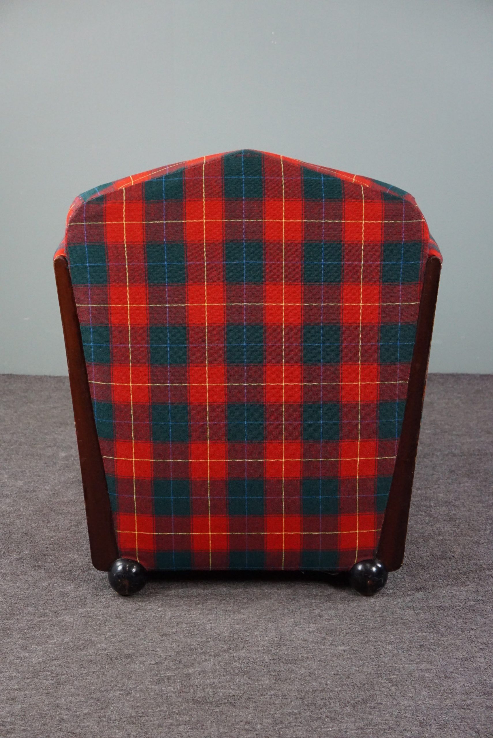 Fauteuil Art Déco à carreaux Max Coini
