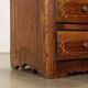 Commode ancienne en noyer 4 tiroirs Italie XVIIIe siècle