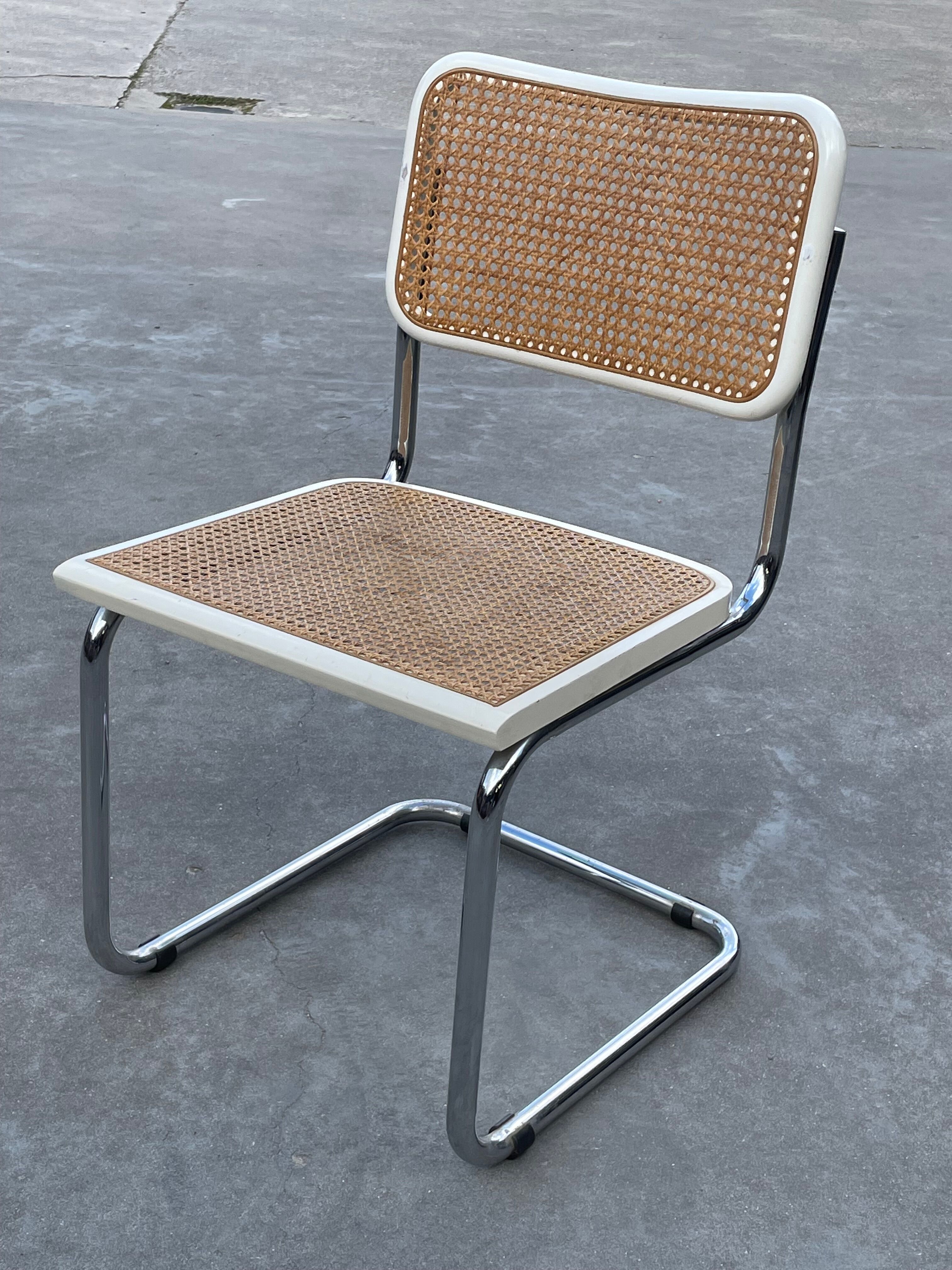 Cesca design chair b32 model in chrome