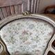 Pair armchairs Louis XV floral convertibles