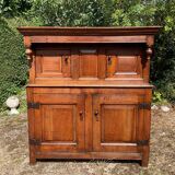 Old 18th century 2-part solid oak dresser