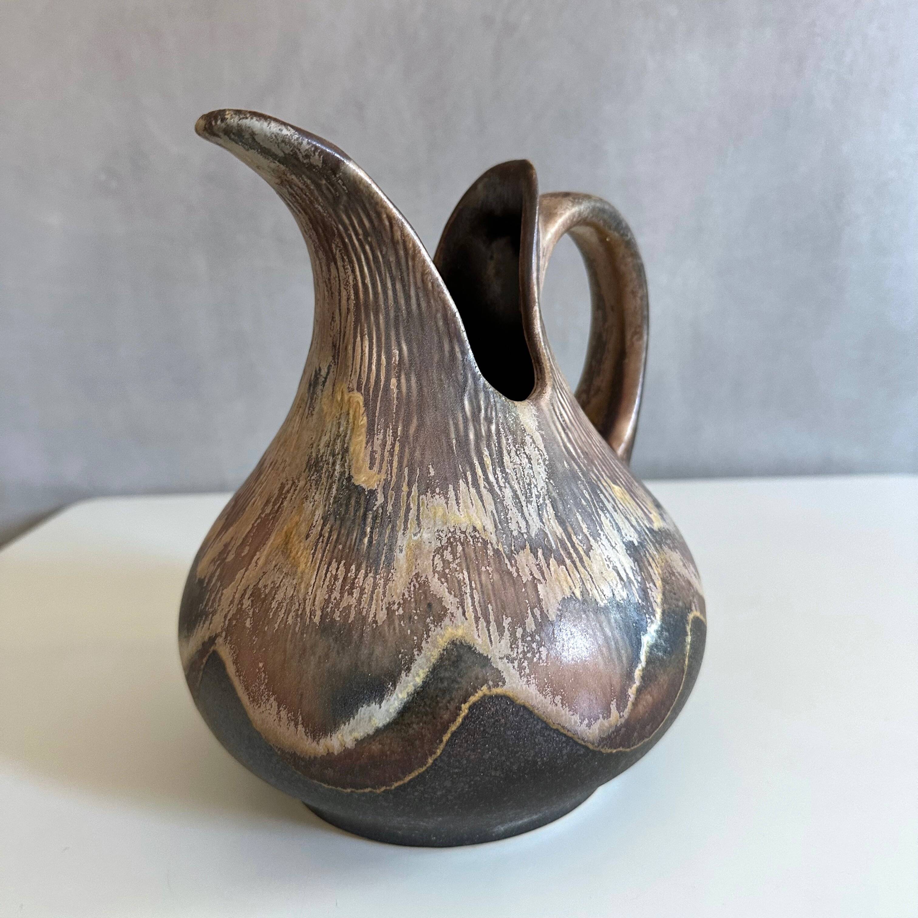 Vintage vases Dümler Breiden 055/15 and 056/20, ceramic vase WPG