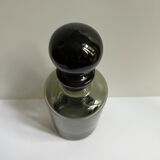 Smoked glass carafe bottle