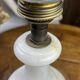 Alabaster lamp base