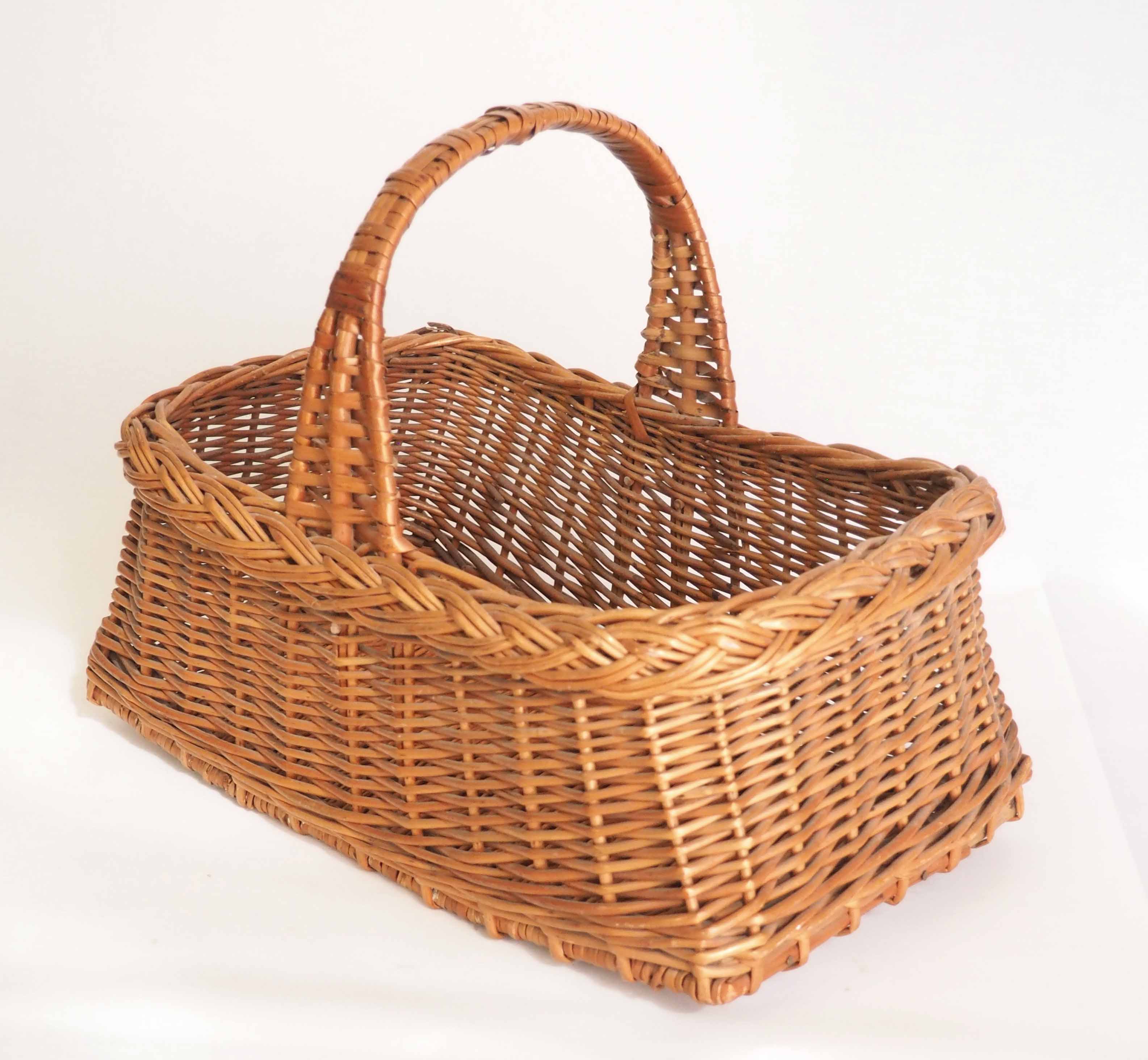 Old wicker basket