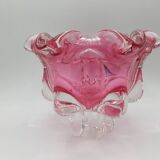 Art glass bowl from the 1960s, by Joseph Hospadka - Chribska Glassworks