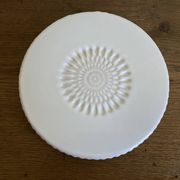 Pierre Motton glazed earthenware scalloped trivet for Gien