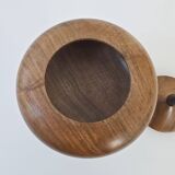 Vintage Scandinavian candy box from the 1960s in walnut and rosewood