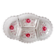 Appetizer dish with crystal compartments