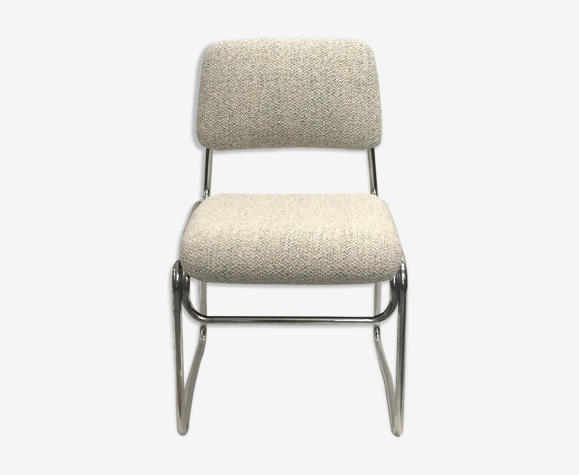 Chaise traineau années 70