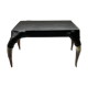 Edwardian, antique leather Cowhorn Table, 1901-1914