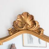 Golden mirror 75x45cm