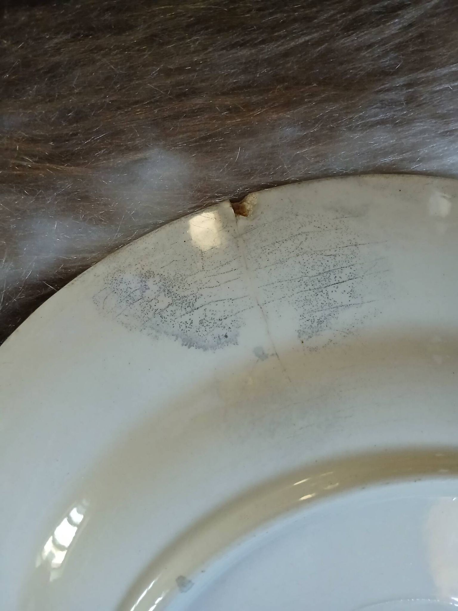 20 mismatched antique flat plates in ironstone