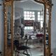 Grand miroir à parcloses biseauté xixème