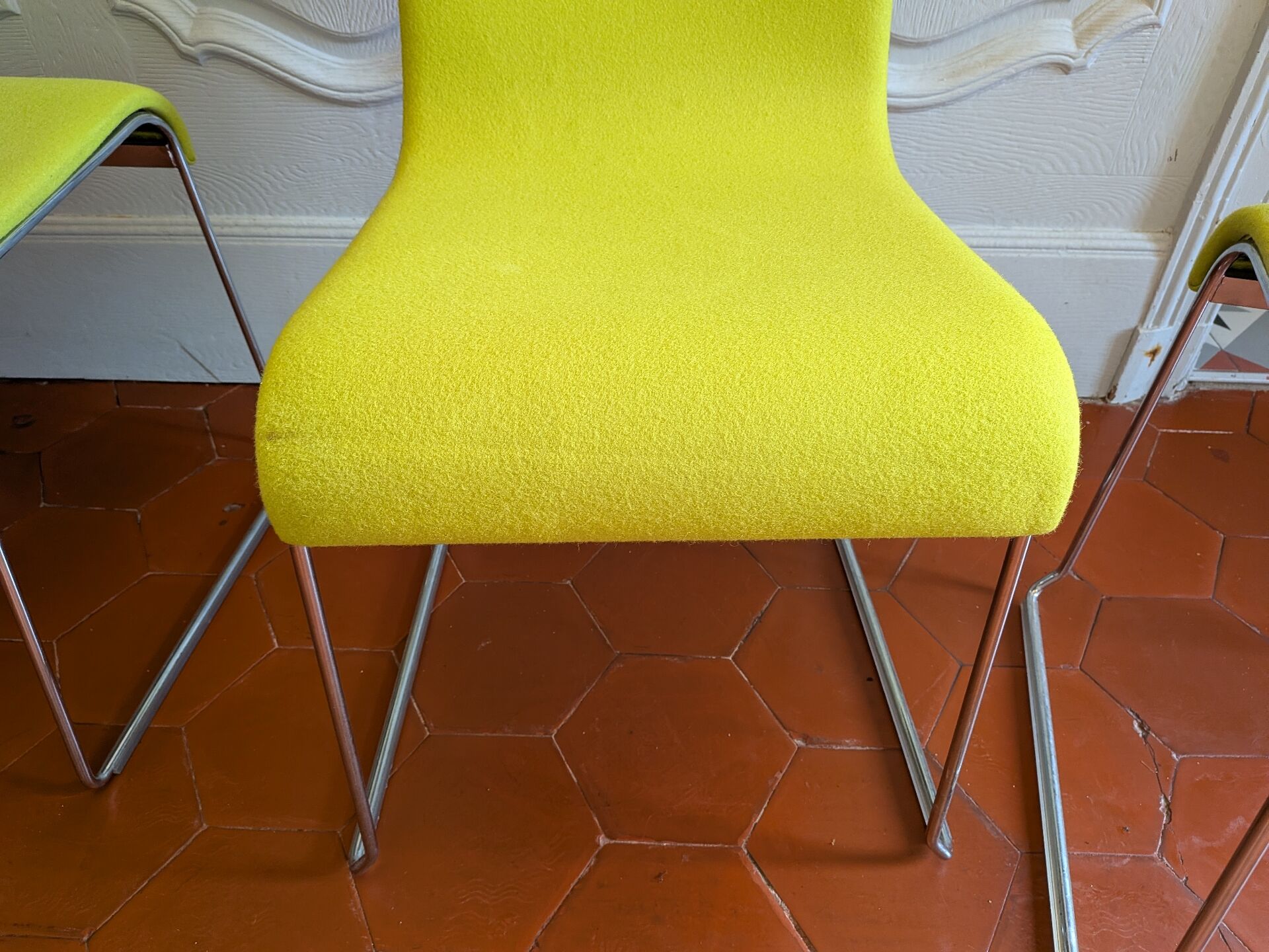 Set of 4 Crassevig chairs by Franzolini