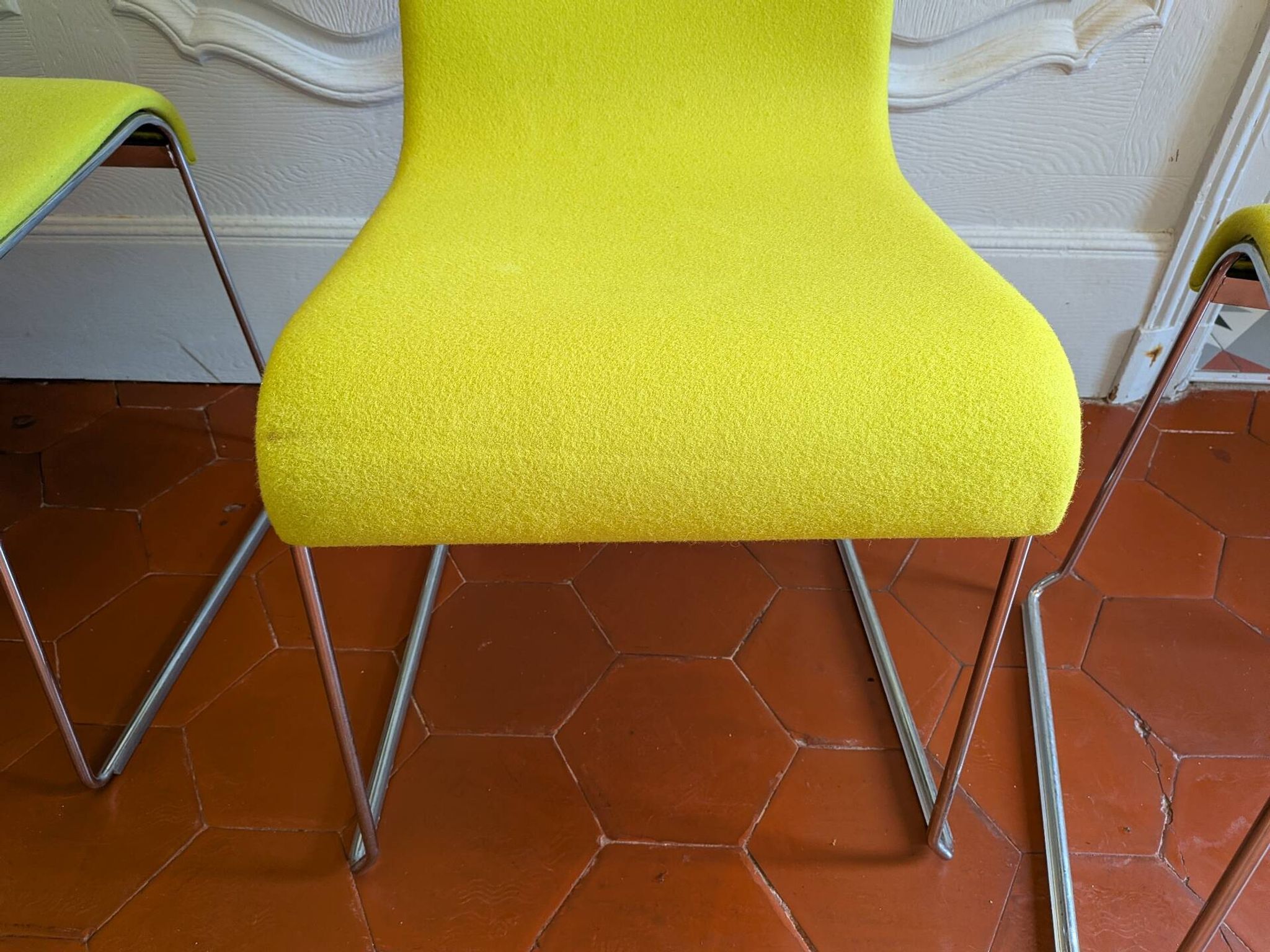 Set of 4 Crassevig chairs by Franzolini