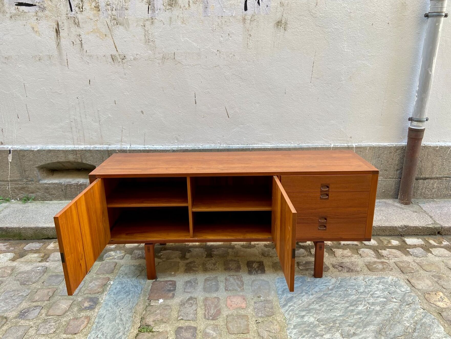 Teak scandinavian sideboard 1960