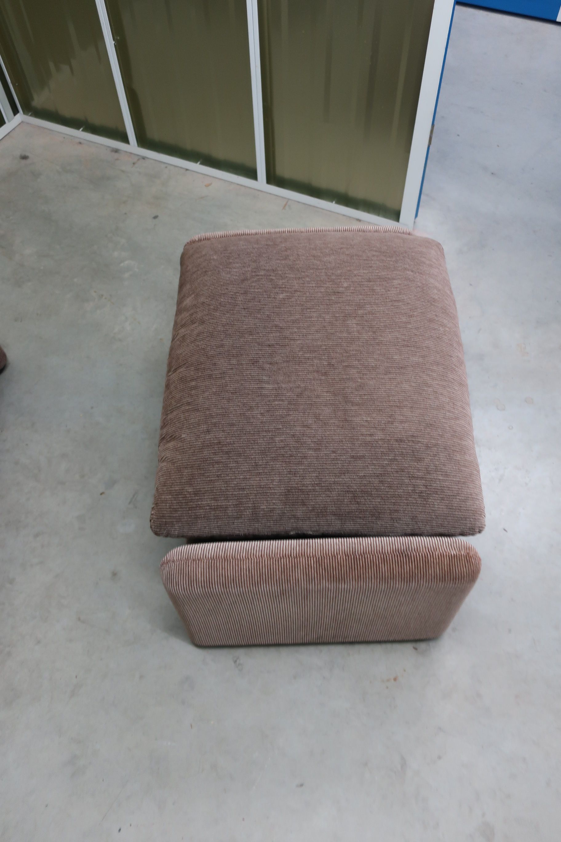 Vintage Maralunga chair and footrest by Vico Magistretti for Cassina