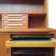 Danish teak secretary bureau with bookcase, Larsens Møbler, 1960s