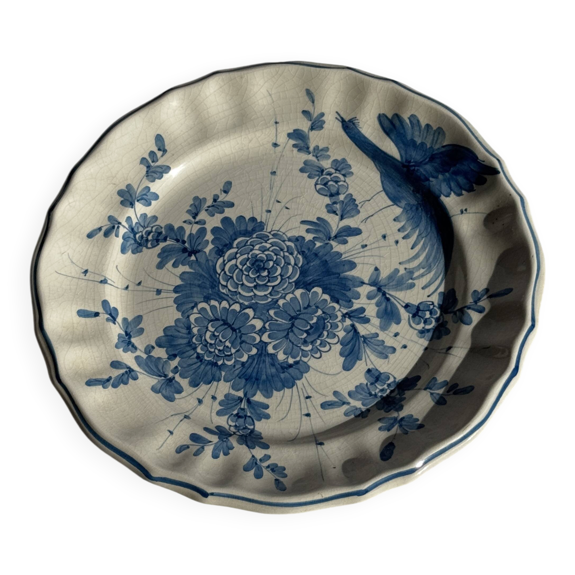 Decorative plate with stylised bird pattern D24.5