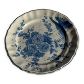 Assiette décorative à motif d'oiseau stylisé D24,5