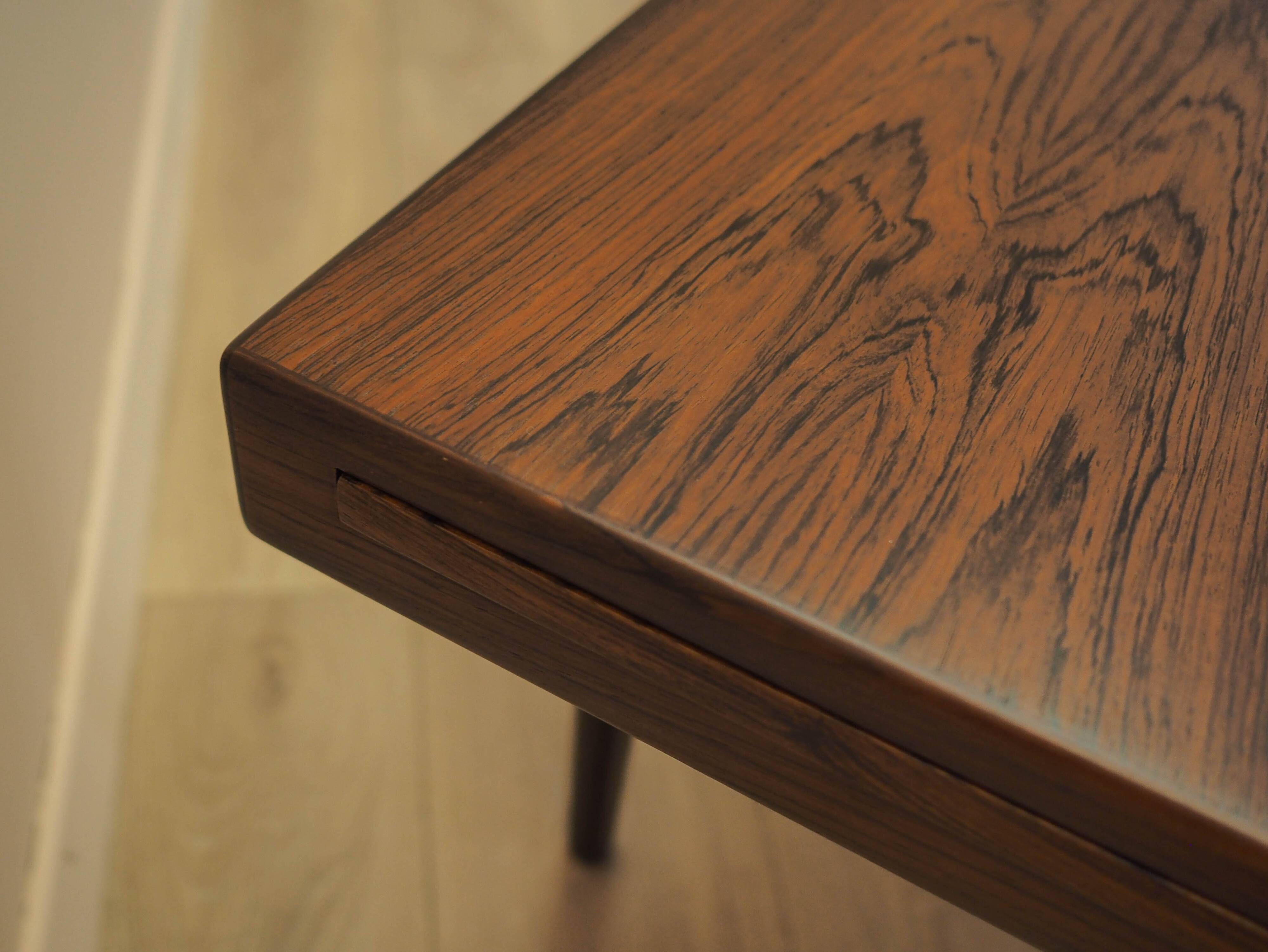 CFC Silkeborg rosewood coffee table with pull-out top, 1960s