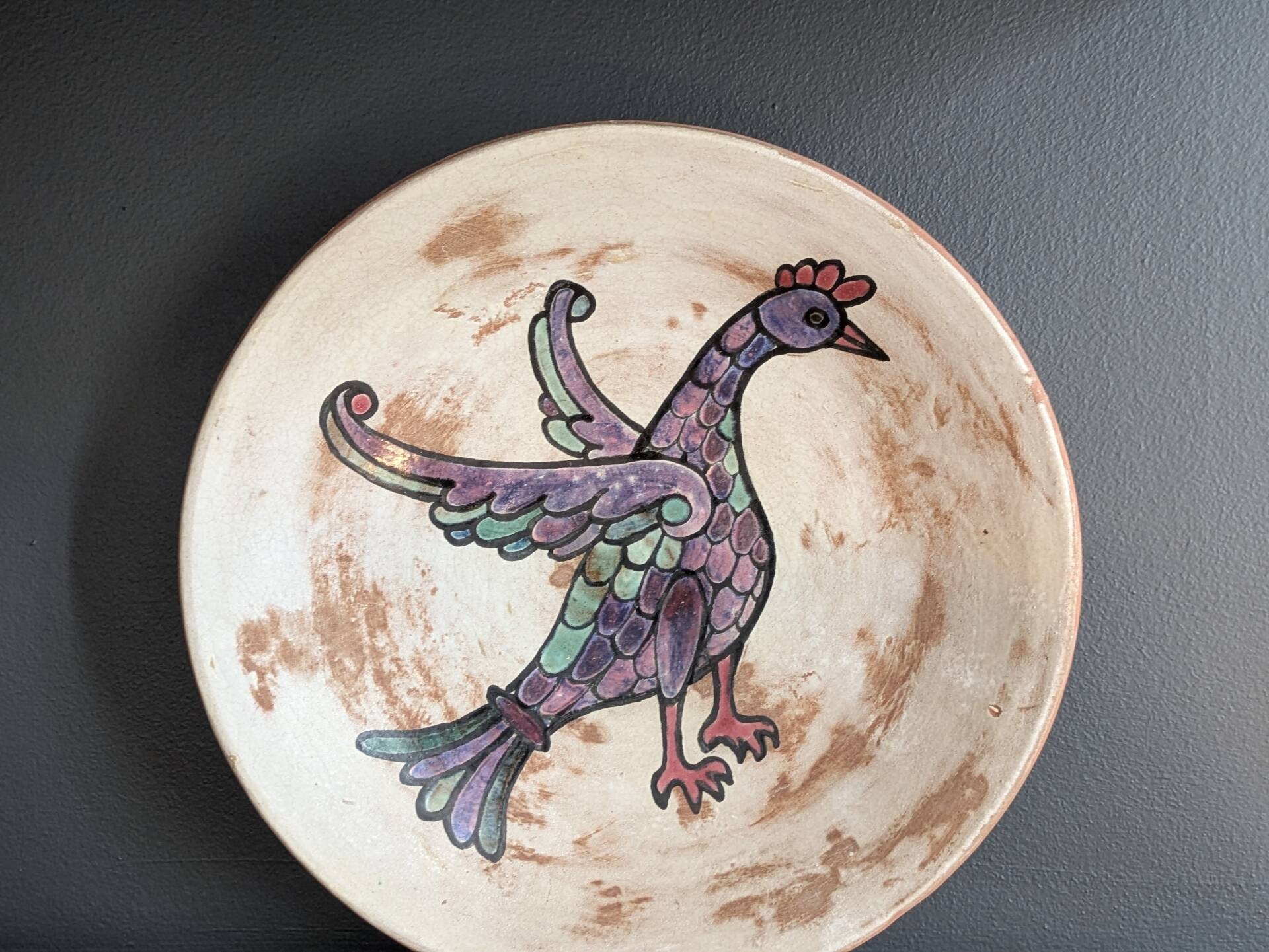 Plate "St Cannat", 1950s-60s