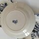 Trio of Gien soup plates – Chardon model in navy blue