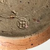 Vintage sandstone candle holder 1960