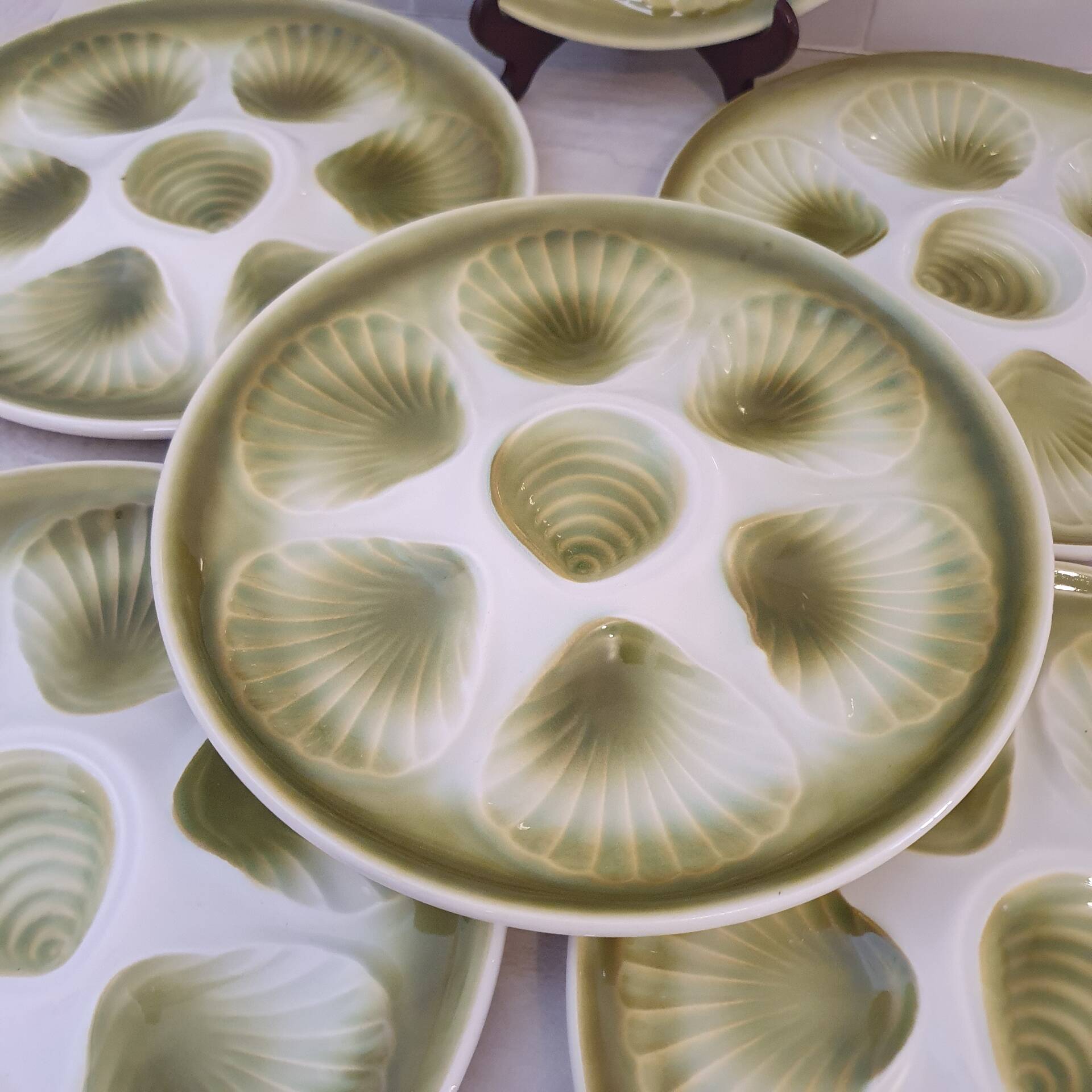 Shell plates Moulin des Loups Orchies