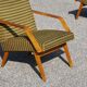 Pair of antique armchair Mier Topolcany green/yellow