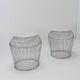 Pair of  wire stools - 1970s