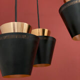 Danish chandelier by Jo Hammerborg for Fog & Morup, 1960