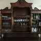 Upper part of an antique 19th-century dresser, Louis XV style.