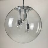Lampe suspendue XL Spoutnik Big Ball Doria Leuchten, Allemagne Spaceage des années 1970
